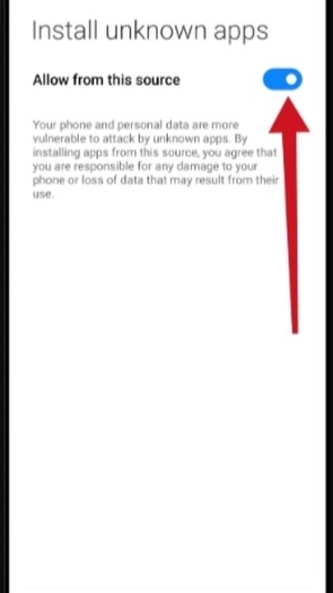 Opening the downloaded HappyMod APK file